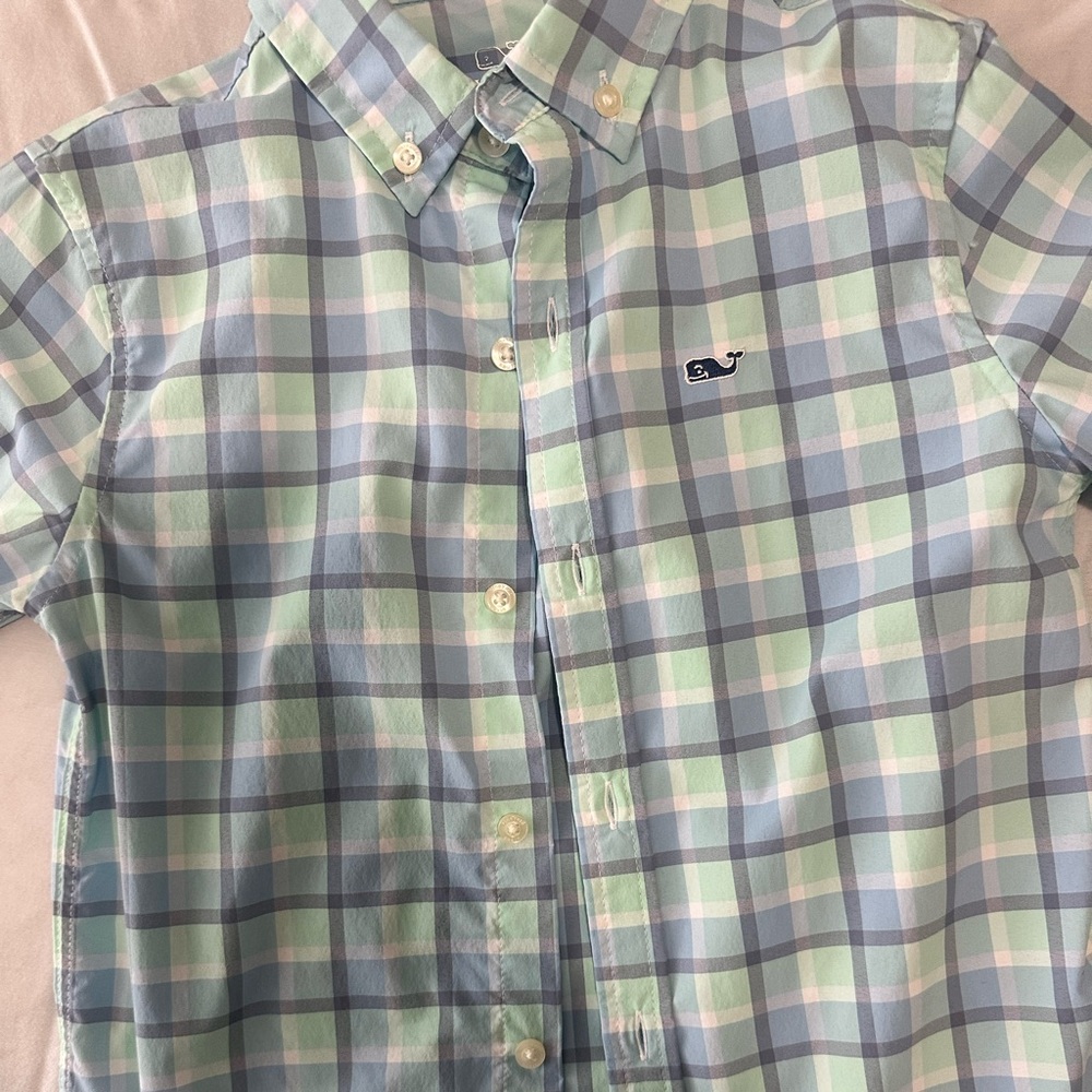 Vineyard Vines Boys Long Sleeved Performance Size 5